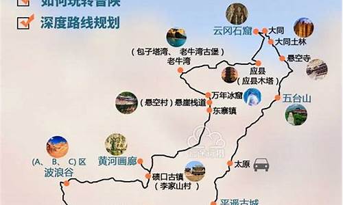 陕西毕业旅行路线推荐图_陕西毕业旅行路线推荐