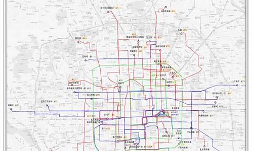 北京公交旅游路线图_北京公交旅游路线图高清